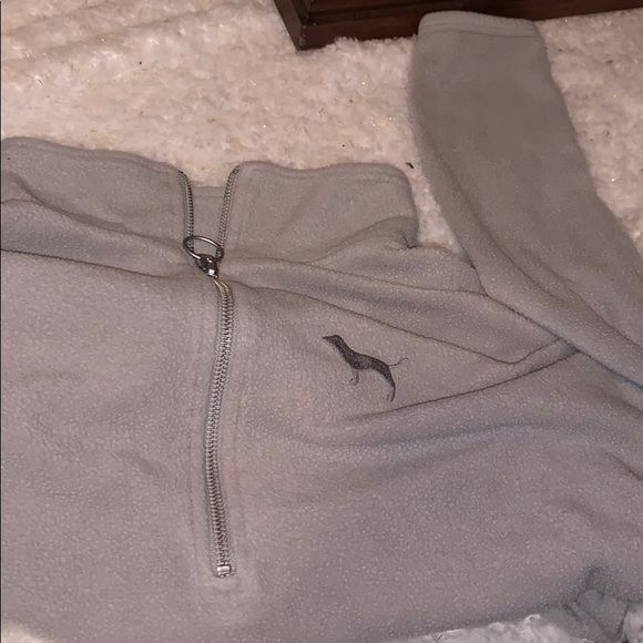 Victoria Secret PINK Sherpa quarter Zip up - Picture 2 of 2